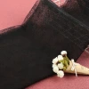 Process and customize black full-width lace fabric Application Scenario